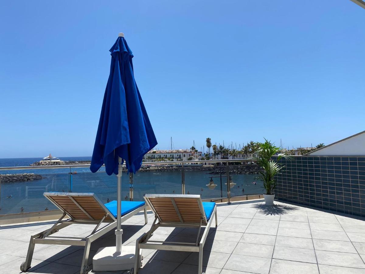 Billy'S Beachfront Apartment With Pool Access Пуерто-де-Моган Екстер'єр фото